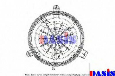 AKS DASIS 742370n -  Вентилятор салона